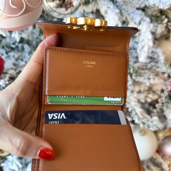 Authentic COMPACT WALLET WITH COIN TRIOMPHE IN TRIOMPHE CANVAS. - Picture 12 of 15